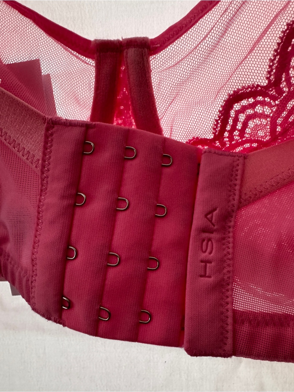 Sheer Lace Minimizer Bra Underwire Bra in bubblegum Pink - Picture 4 of 4